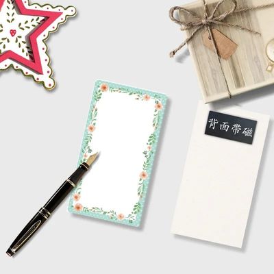210x85mm Magnetic Notepad Shopping List Memo Pad Grocery List Assorted For Fridge